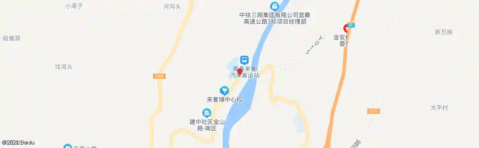 宜宾北门桥头_公交站地图_宜宾公交_妙搜公交查询2025