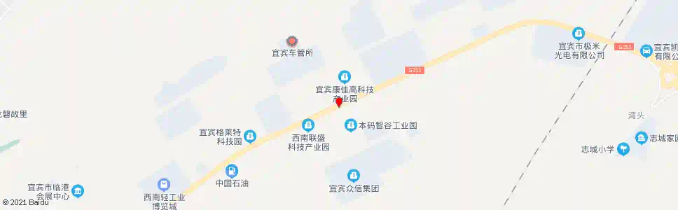 宜宾企业服务中心_公交站地图_宜宾公交_妙搜公交查询2025