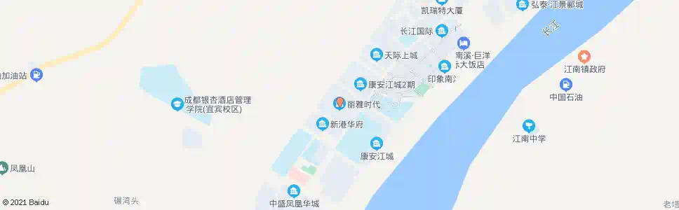 宜宾丽雅时代北站_公交站地图_宜宾公交_妙搜公交查询2025