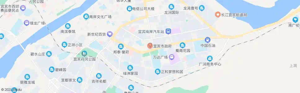 宜宾市政府_公交站地图_宜宾公交_妙搜公交查询2025
