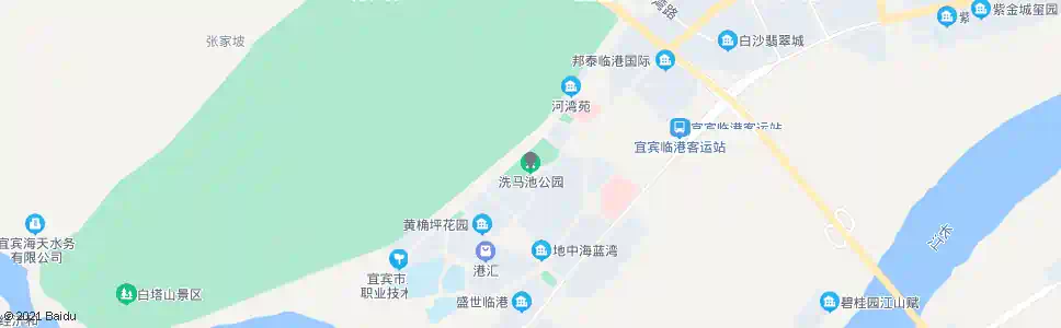 宜宾洗马池公园_公交站地图_宜宾公交_妙搜公交查询2025