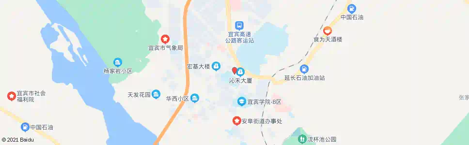 宜宾四中_公交站地图_宜宾公交_妙搜公交查询2025