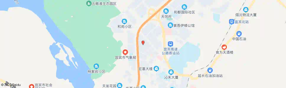 宜宾江北建材城_公交站地图_宜宾公交_妙搜公交查询2025