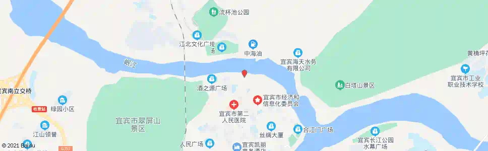 宜宾滨江路_公交站地图_宜宾公交_妙搜公交查询2025