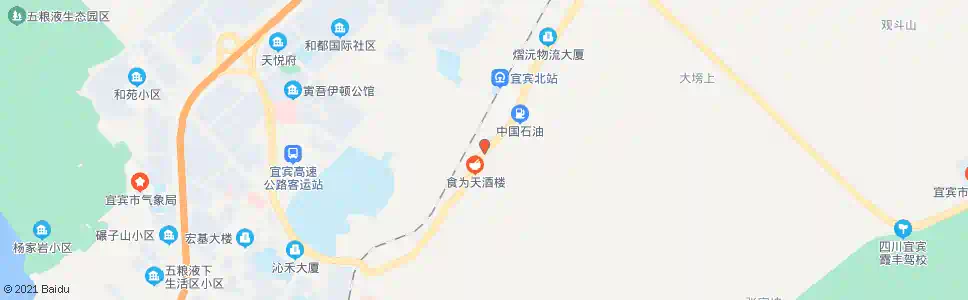 宜宾吊黄楼_公交站地图_宜宾公交_妙搜公交查询2025