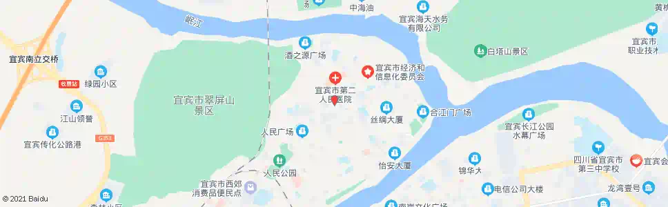宜宾正气巷站_公交站地图_宜宾公交_妙搜公交查询2025