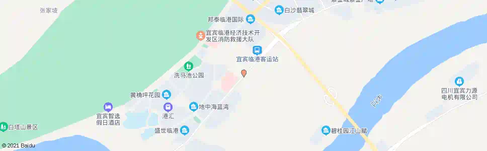 宜宾临港医院_公交站地图_宜宾公交_妙搜公交查询2025