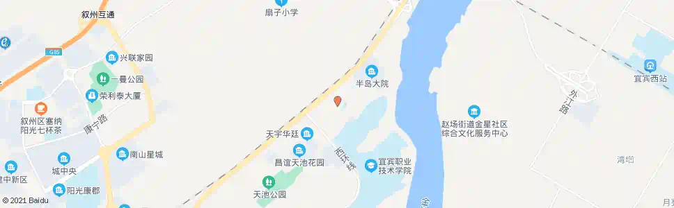宜宾新村_公交站地图_宜宾公交_妙搜公交查询2025