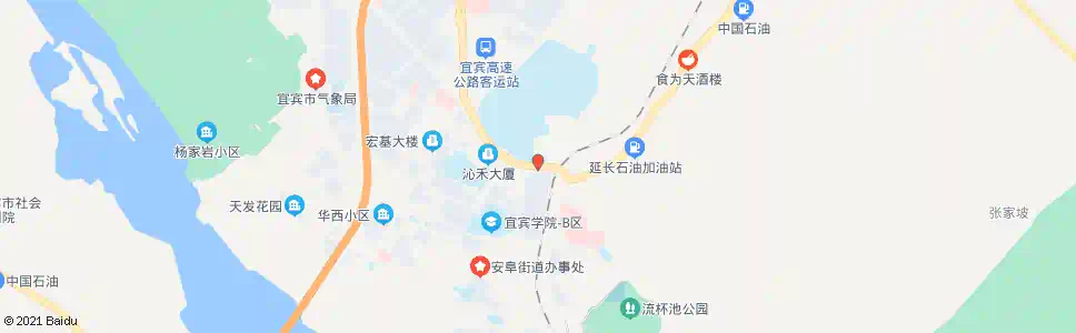 宜宾学院路_公交站地图_宜宾公交_妙搜公交查询2025