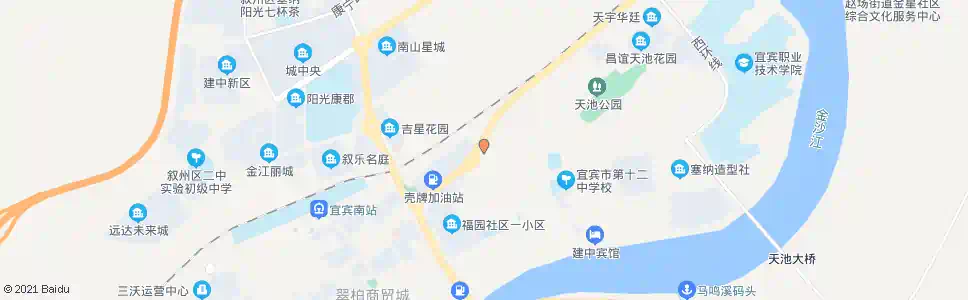 宜宾肉联厂_公交站地图_宜宾公交_妙搜公交查询2025
