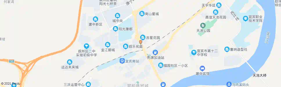 宜宾吉星花园_公交站地图_宜宾公交_妙搜公交查询2025