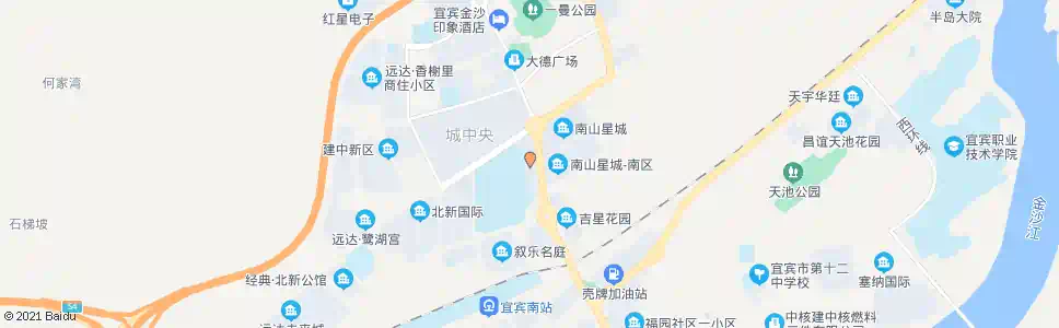宜宾文星花园_公交站地图_宜宾公交_妙搜公交查询2025