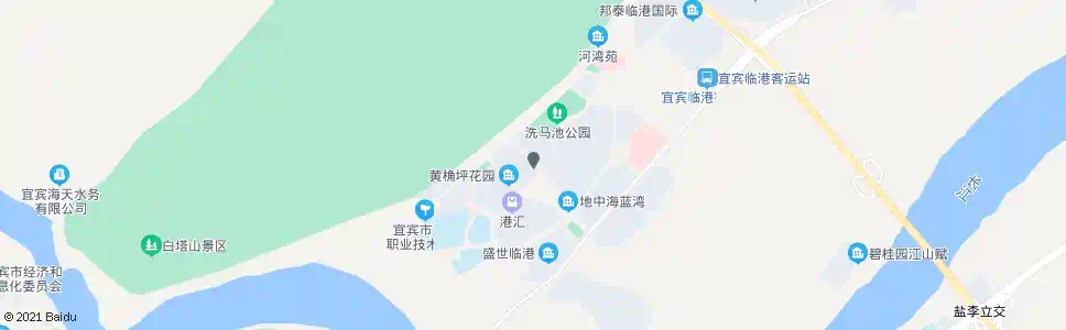 宜宾金凤凰A区_公交站地图_宜宾公交_妙搜公交查询2025
