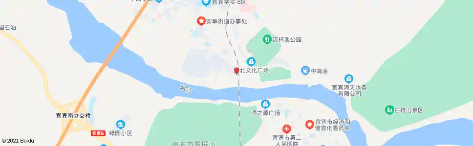 宜宾老街_公交站地图_宜宾公交_妙搜公交查询2025