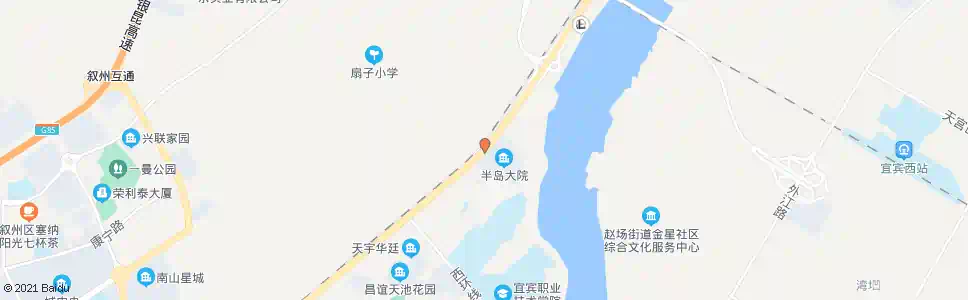 宜宾三官楼_公交站地图_宜宾公交_妙搜公交查询2025