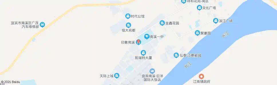 宜宾印象南溪_公交站地图_宜宾公交_妙搜公交查询2025