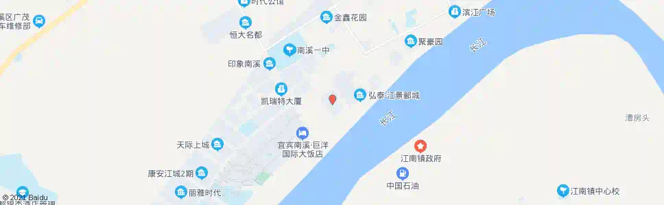 宜宾盛景天下_公交站地图_宜宾公交_妙搜公交查询2025
