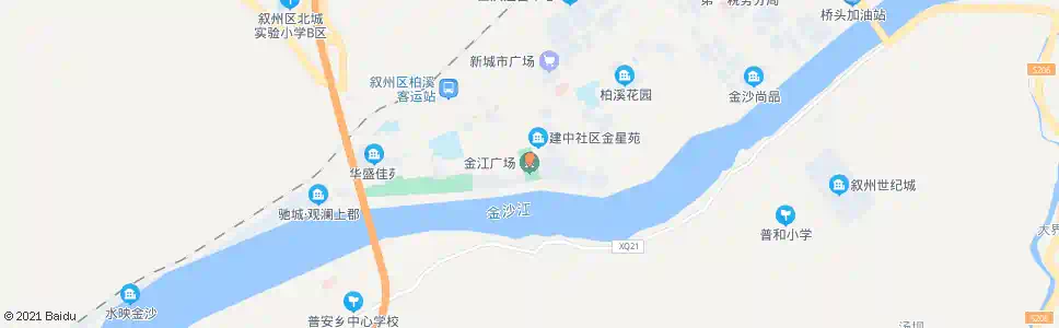 宜宾金沙江广场_公交站地图_宜宾公交_妙搜公交查询2025