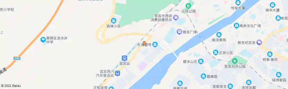 宜宾九家村_公交站地图_宜宾公交_妙搜公交查询2025
