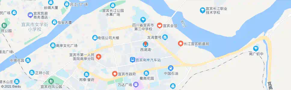宜宾西湖湾_公交站地图_宜宾公交_妙搜公交查询2025