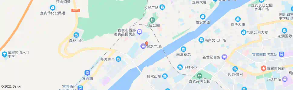 宜宾银龙广场_公交站地图_宜宾公交_妙搜公交查询2025
