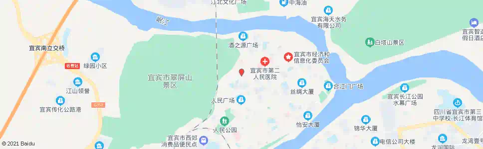 宜宾北门站_公交站地图_宜宾公交_妙搜公交查询2025