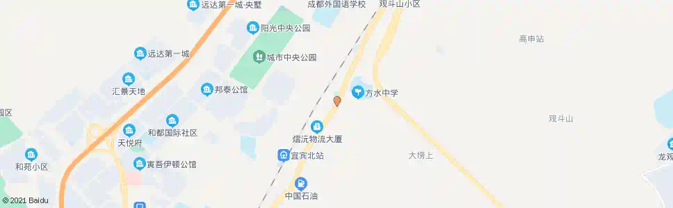 宜宾土地堂_公交站地图_宜宾公交_妙搜公交查询2025