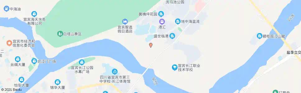 宜宾老菜市场_公交站地图_宜宾公交_妙搜公交查询2025