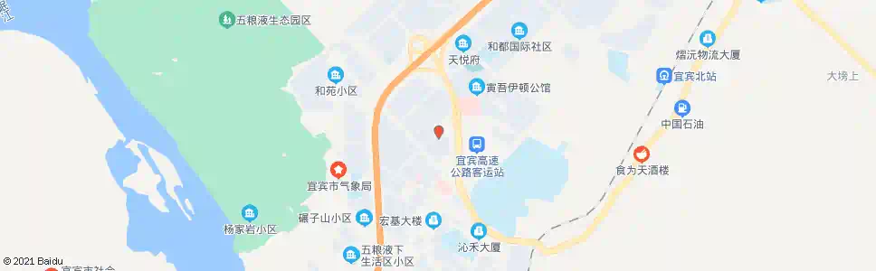 宜宾高发路_公交站地图_宜宾公交_妙搜公交查询2025
