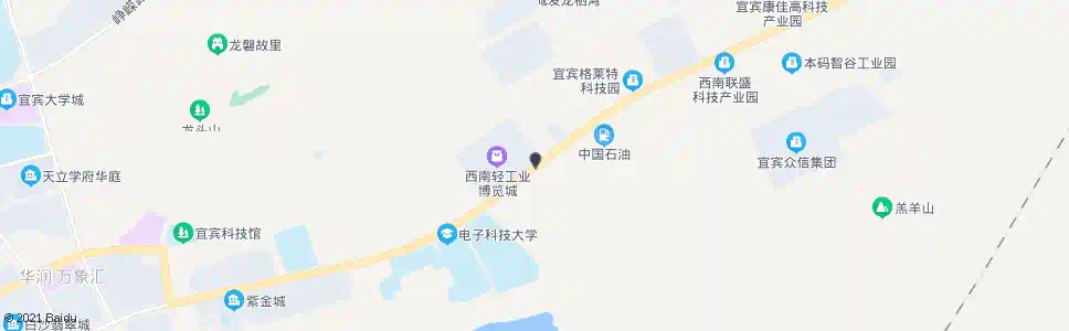 宜宾轻工博览城南门_公交站地图_宜宾公交_妙搜公交查询2025