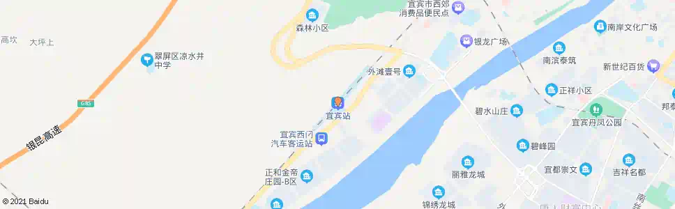 宜宾白沙_公交站地图_宜宾公交_妙搜公交查询2025