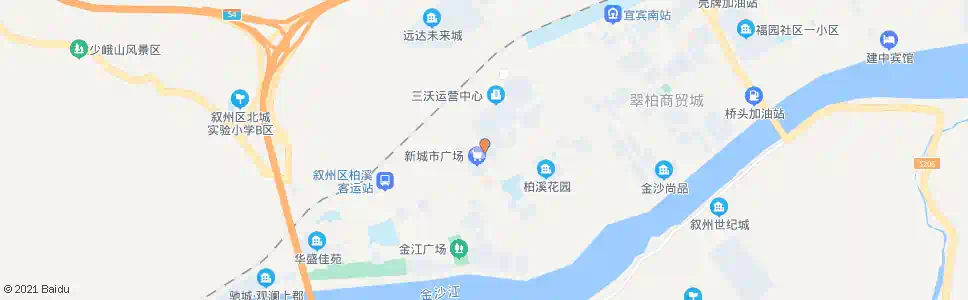 宜宾万兴现代城_公交站地图_宜宾公交_妙搜公交查询2025