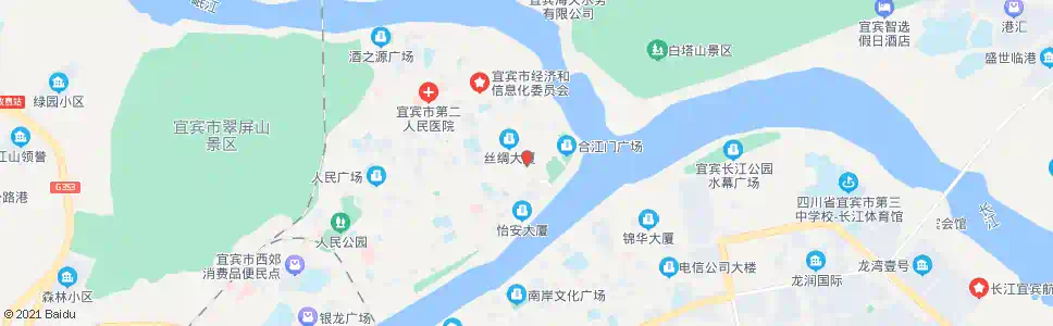 宜宾大南街_公交站地图_宜宾公交_妙搜公交查询2025