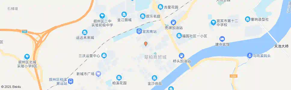 宜宾天福北苑_公交站地图_宜宾公交_妙搜公交查询2025