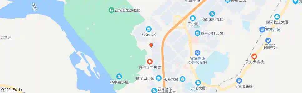 宜宾阳光苑_公交站地图_宜宾公交_妙搜公交查询2025