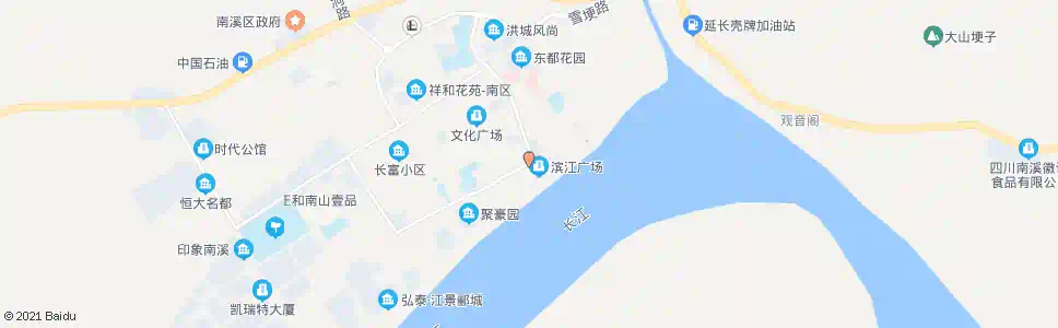 宜宾滨江广场_公交站地图_宜宾公交_妙搜公交查询2025