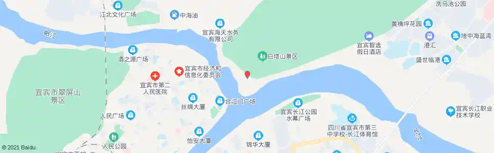 宜宾白塔山_公交站地图_宜宾公交_妙搜公交查询2025