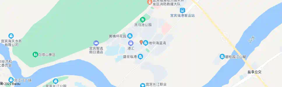 宜宾青年城_公交站地图_宜宾公交_妙搜公交查询2025