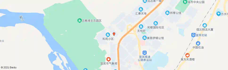 宜宾锦绣花园_公交站地图_宜宾公交_妙搜公交查询2025