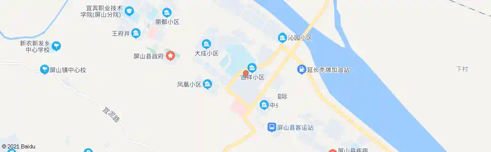 宜宾中心市场_公交站地图_宜宾公交_妙搜公交查询2025