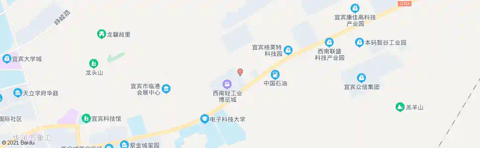 宜宾轻工博览城东门_公交站地图_宜宾公交_妙搜公交查询2025