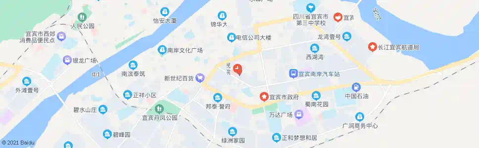 宜宾南岸一医院_公交站地图_宜宾公交_妙搜公交查询2025