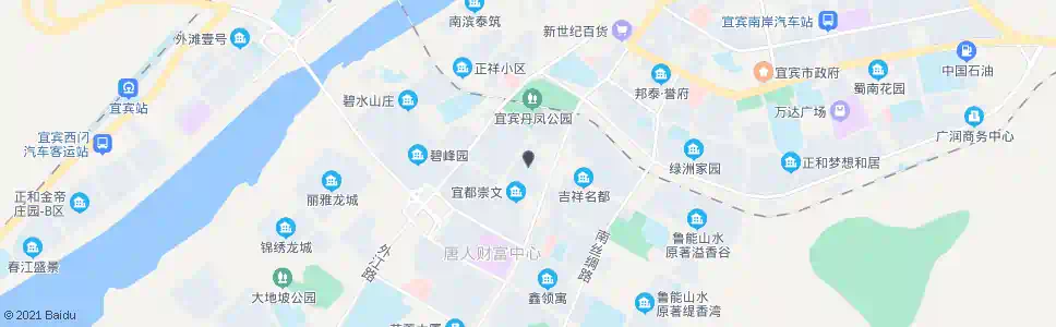 宜宾鲁能d街区_公交站地图_宜宾公交_妙搜公交查询2025