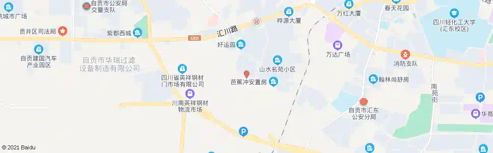自贡荣光苑_公交站地图_自贡公交_妙搜公交查询2025