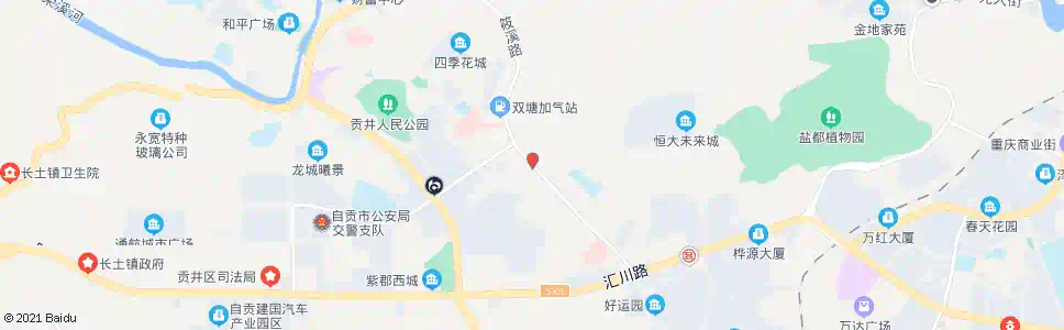 自贡双塘_公交站地图_自贡公交_妙搜公交查询2025