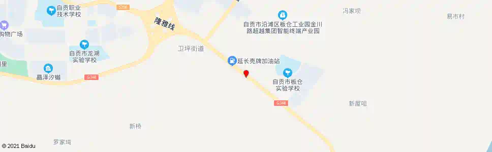 自贡沙坪_公交站地图_自贡公交_妙搜公交查询2025