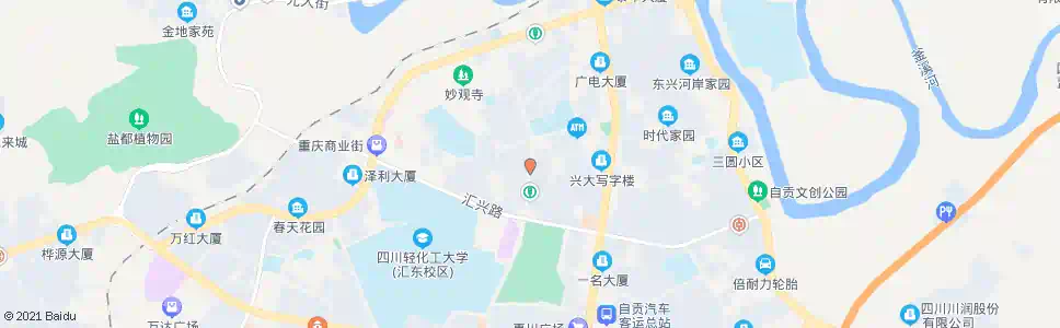 自贡龙汇街_公交站地图_自贡公交_妙搜公交查询2025