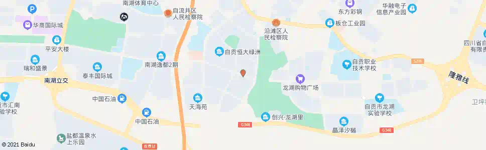 自贡恒大商城_公交站地图_自贡公交_妙搜公交查询2025