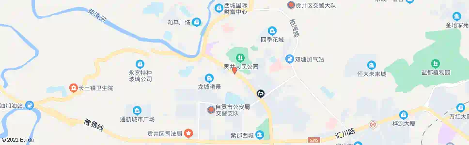 自贡筱溪街招呼站_公交站地图_自贡公交_妙搜公交查询2025