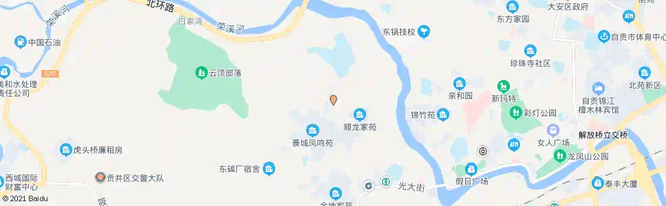 自贡郭家坳_公交站地图_自贡公交_妙搜公交查询2025